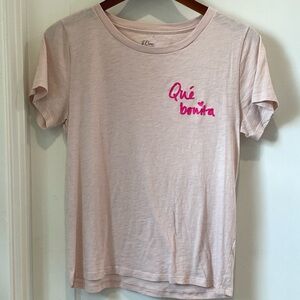 JCrew Que Bonita tshirt